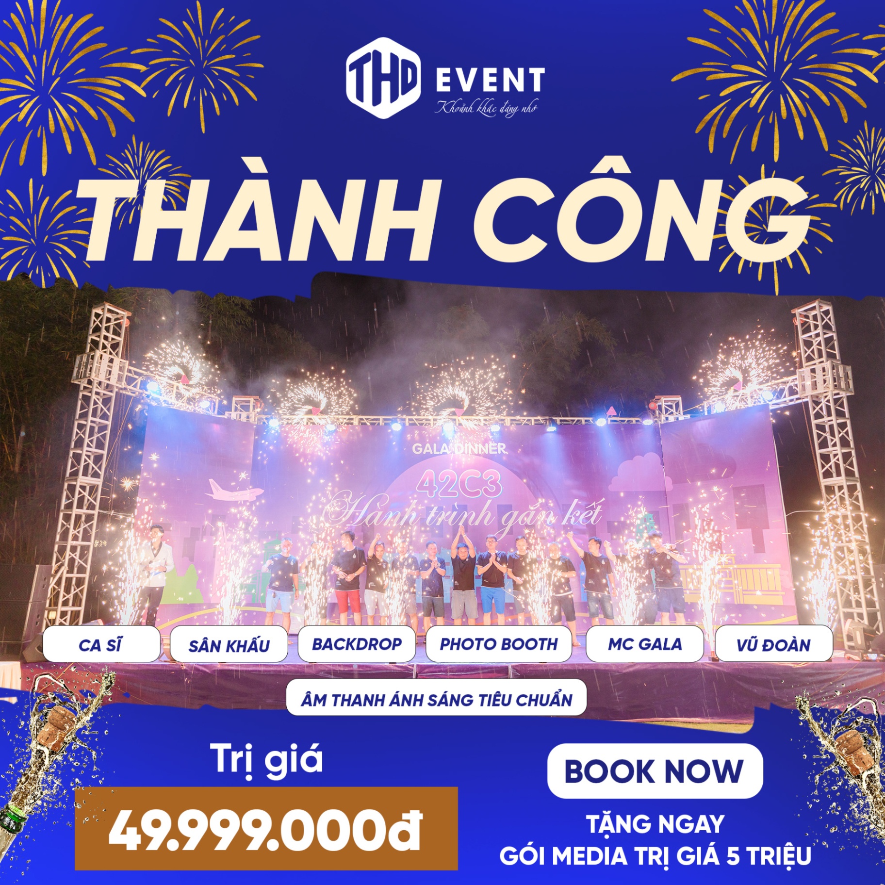 Gói Tổ Chức Sự Kiện Year End Party “ Thành Công” Tạo Dấu ấn đặc Biệt Cho Kỷ Niệm Cuối Năm