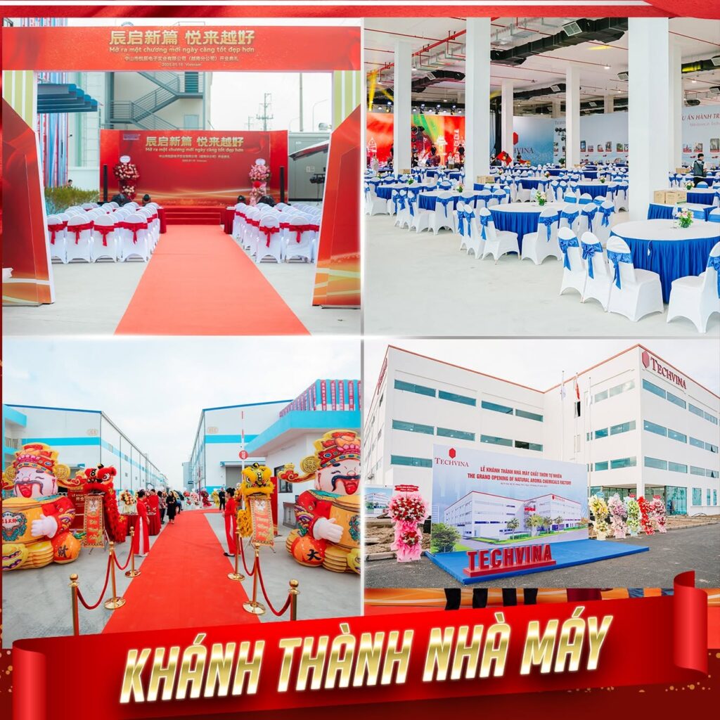 To chuc le khanh thanh va khoi cong nha may fdi tai khu cong nghiep