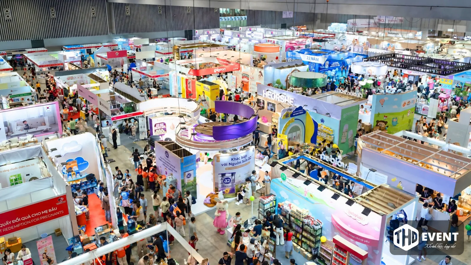Toàn cảnh các gian hàng tại Vietbaby Fair