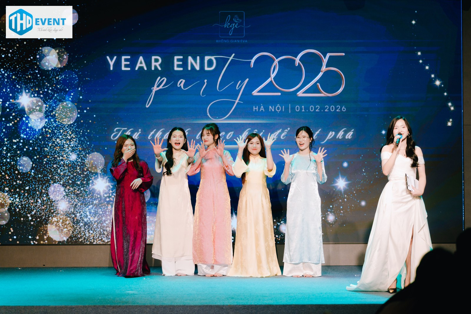 Sân khấu Year End Party tại dự án EVA trong thư viện ảnh THD