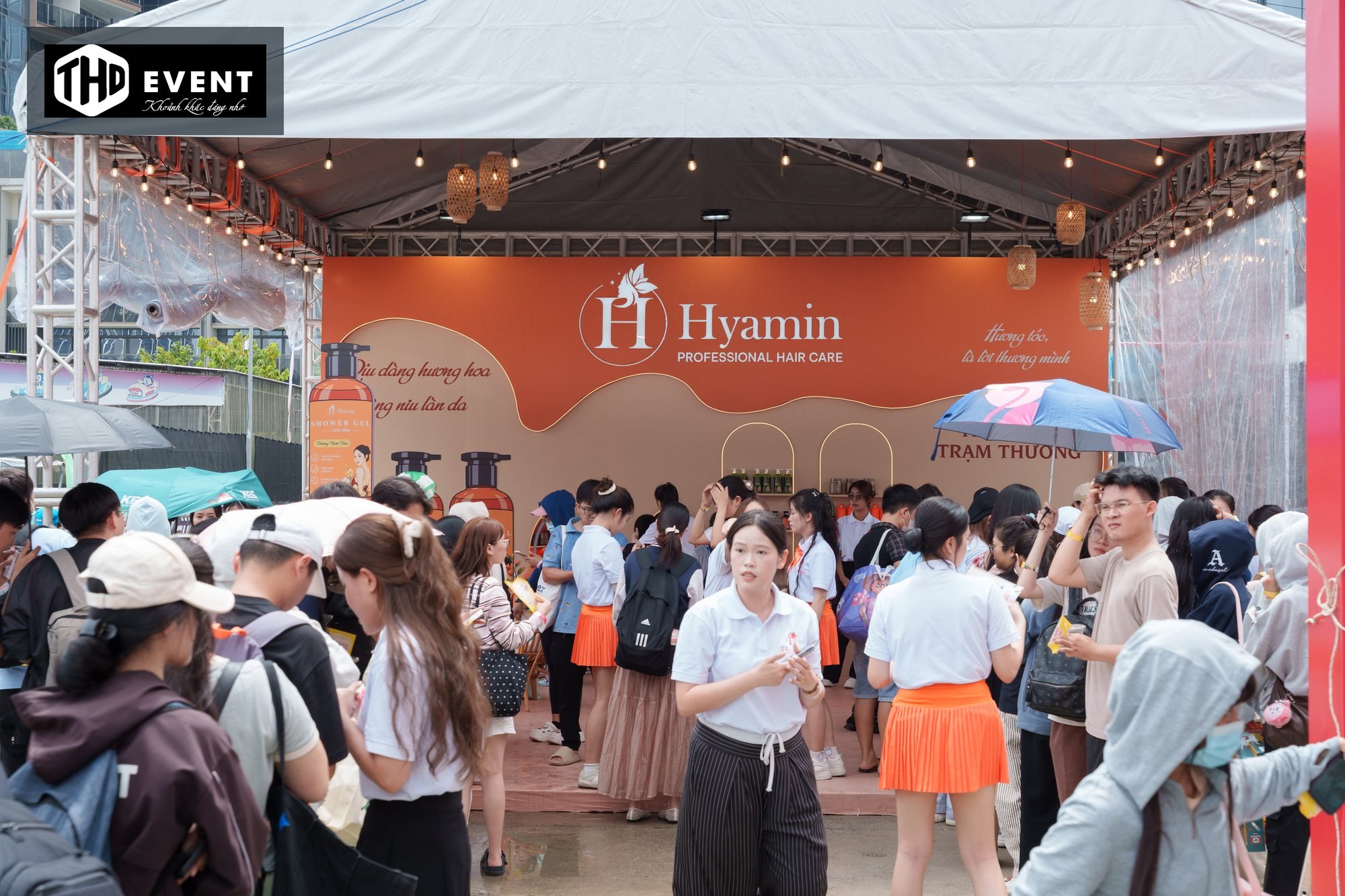 Ảnh thực tế gian hàng Hyamin tại TikTok Food Fest 2026